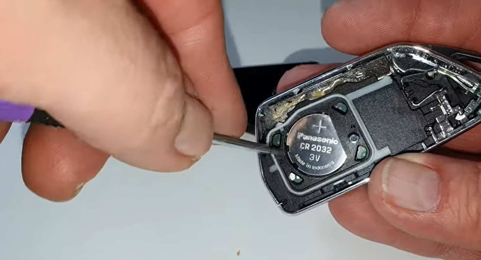Octavia Schlüssel Batterie Wechsel setup